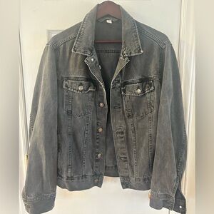 Black Denim Jacket XL